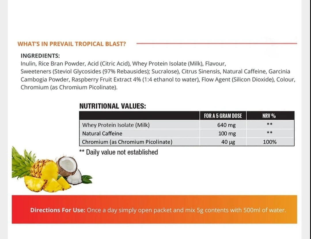 PROEFWEEK TROPICAL BLAST